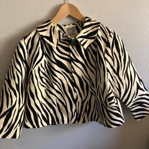 Cropped Zebra Jacket